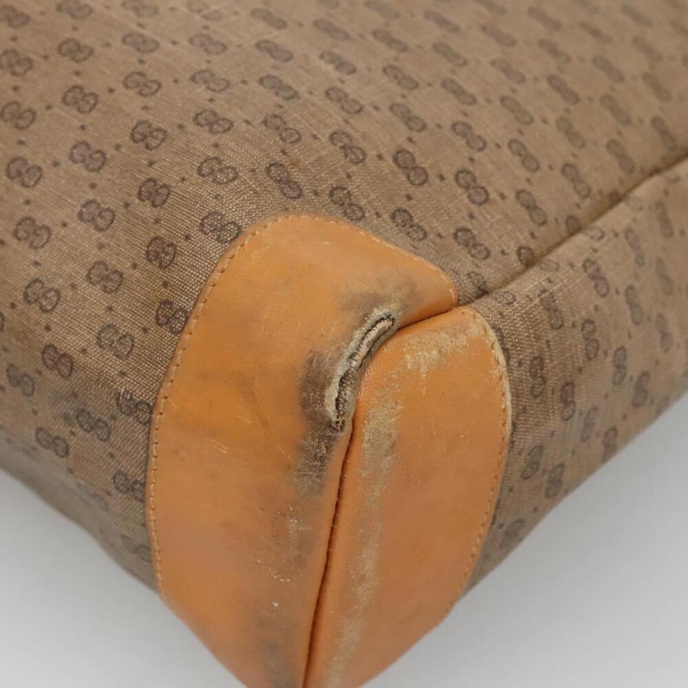 GUCCI Micro GG Canvas Tote Bag Pvc Beige Gold 002 123 002 123 - Picture 13 of 16